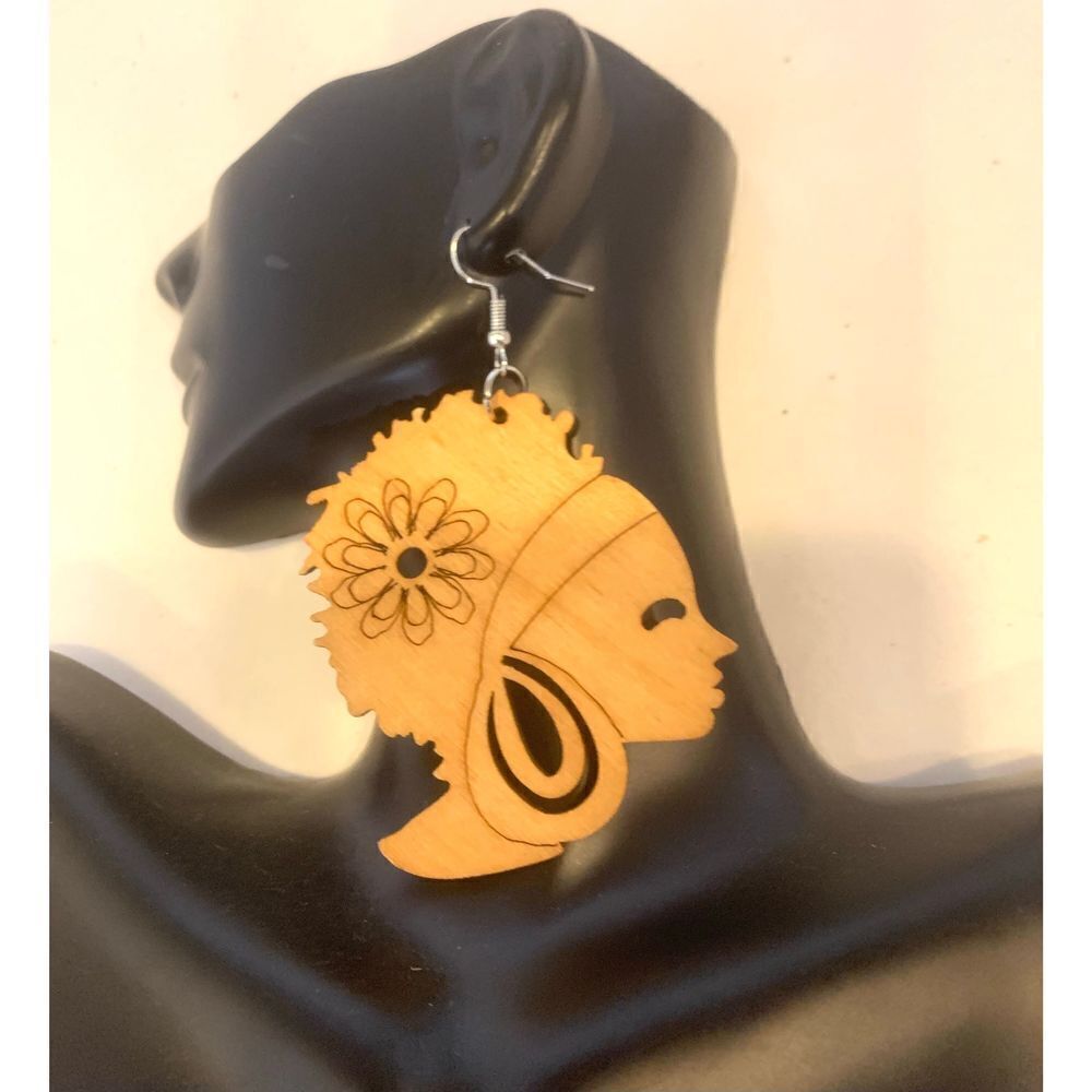 Wooden Fashion Earrings 
